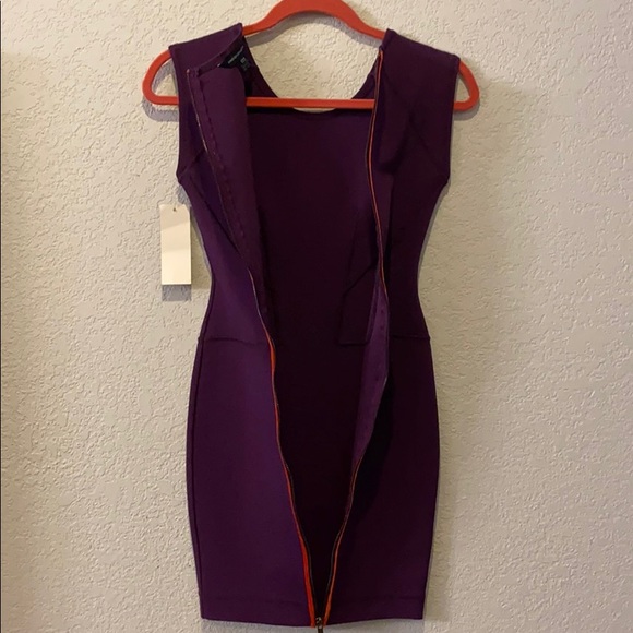 French Connection-Monique Capped Sleeved Dress - Picture 6 of 11